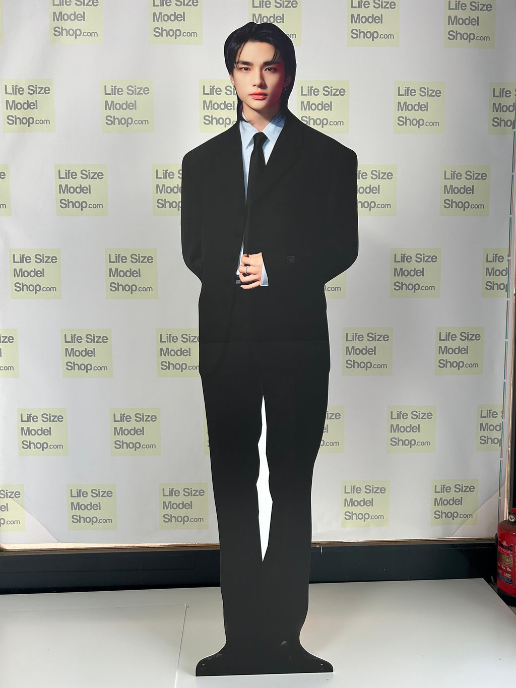 Hyunjin Cardboard Cutout Model K POP Hwang Hyun-jin 71 inc Figure Standee Mockup