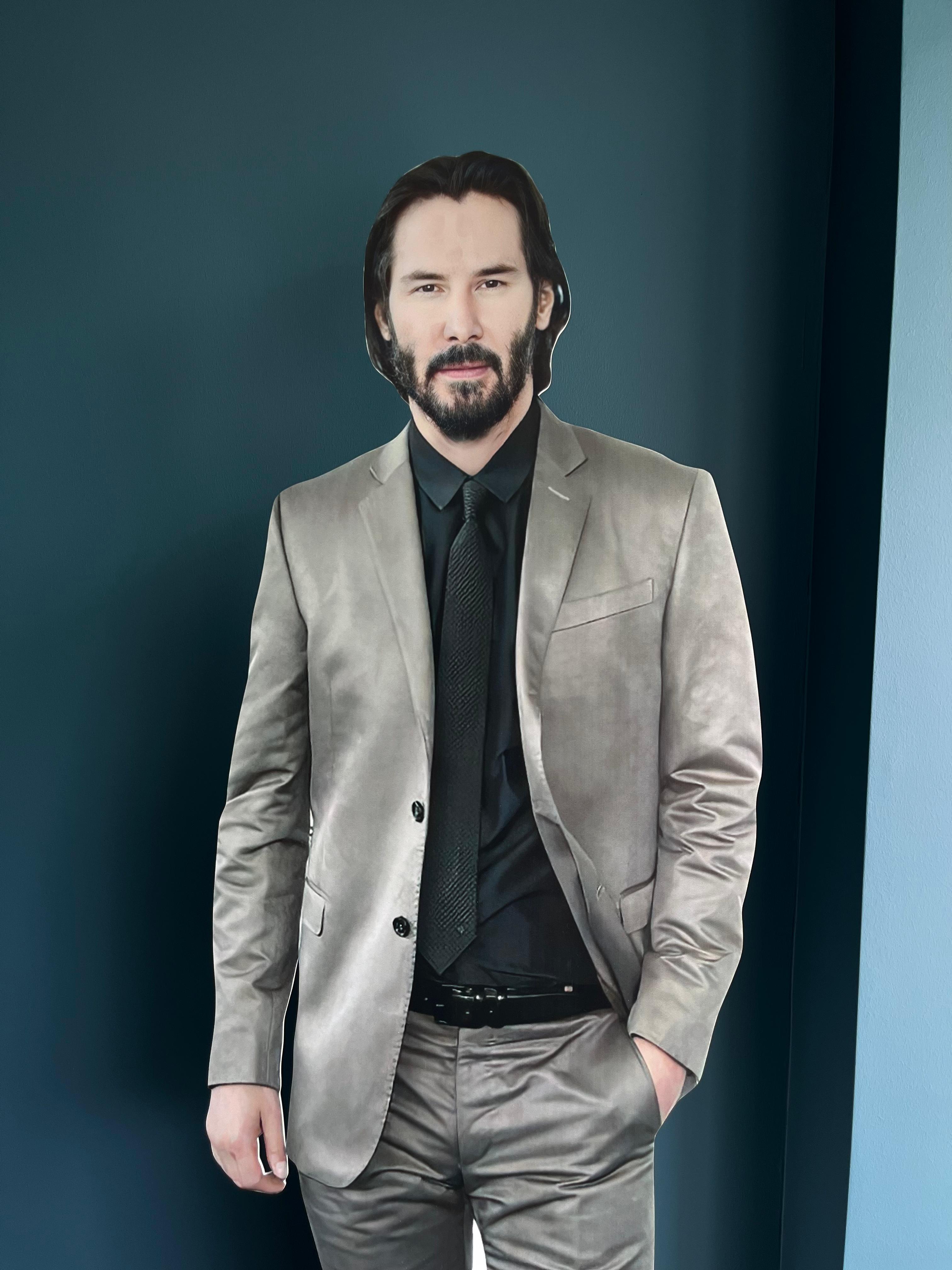 John Wick, Keanu Reeves Cardboard Cutout Model Baba Yaga 71 inc Standee Figure