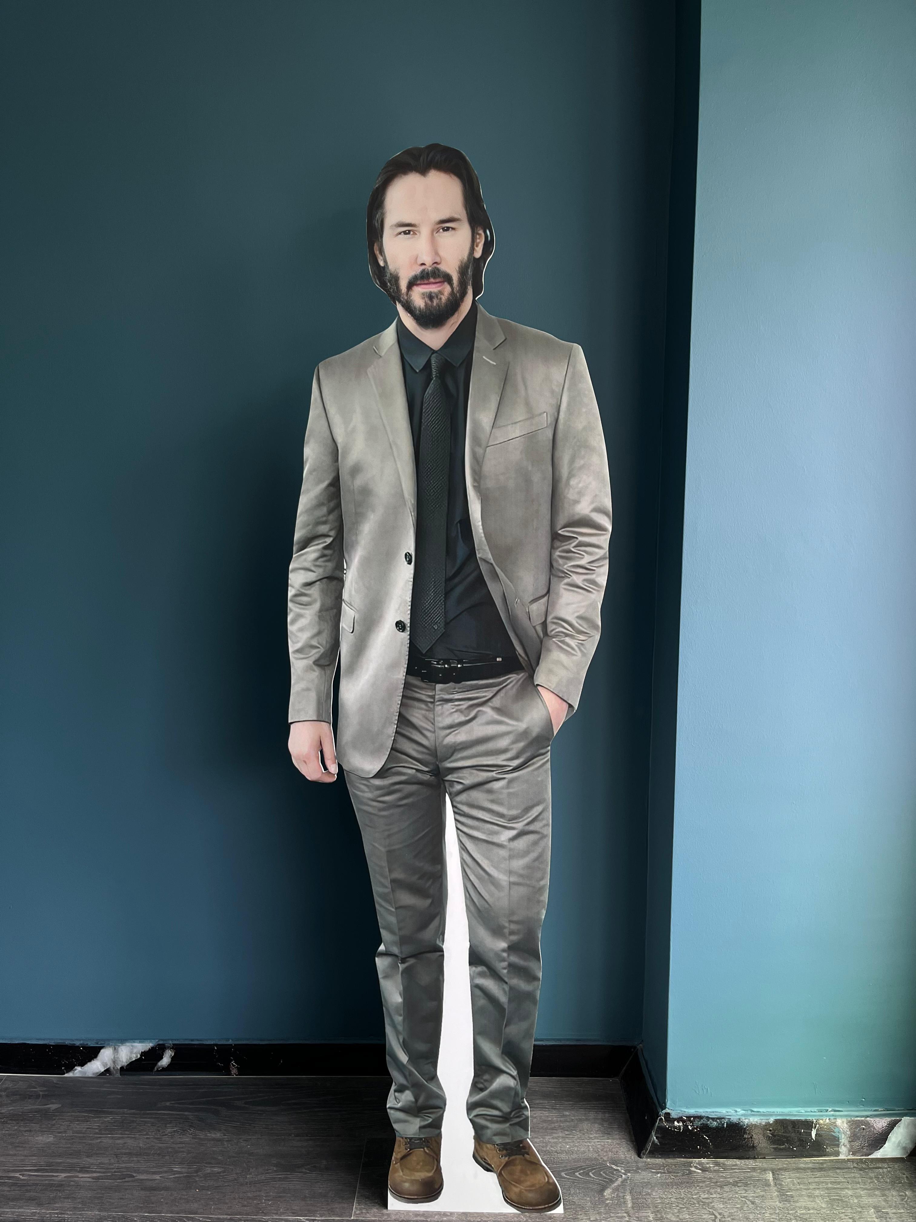 John Wick, Keanu Reeves Cardboard Cutout Model Baba Yaga 71 inc Standee Figure