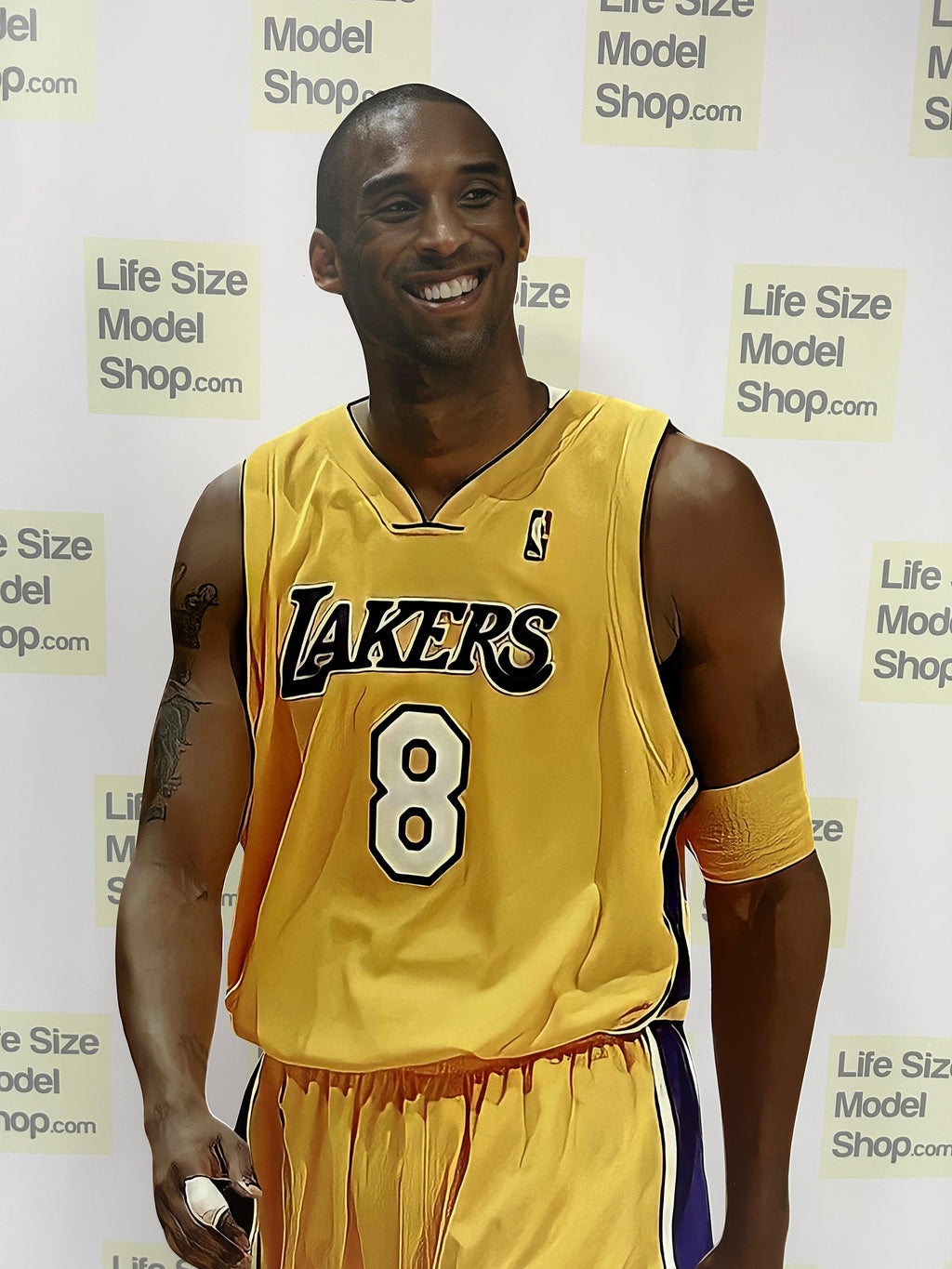 Kobe Bryant Cardboard Cutouts Model Kobe Bean Bryant 75 inc Figure Standee Mockup Black Mamba