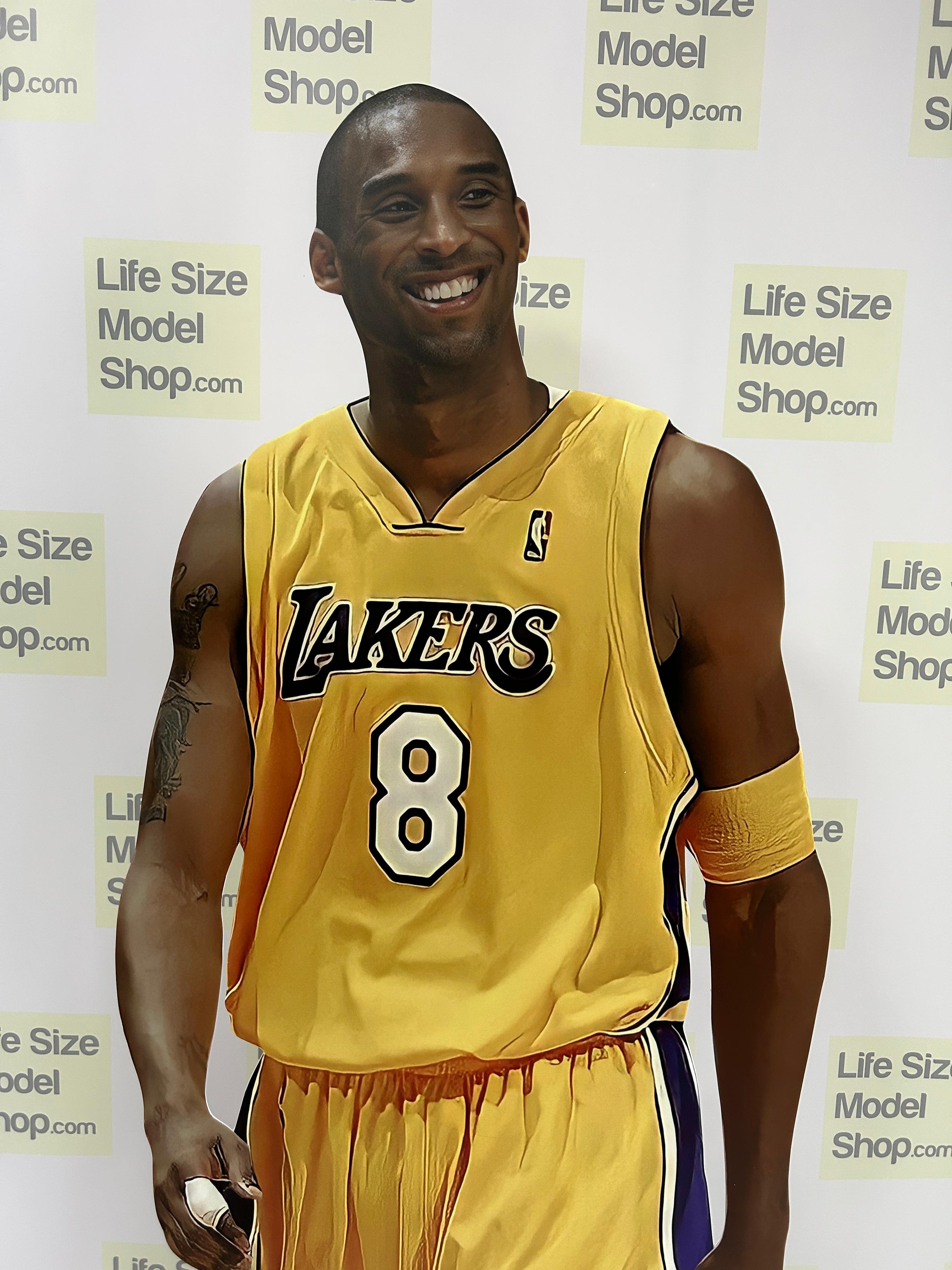 Kobe Bryant Cardboard Cutouts Model Kobe Bean Bryant 75 inc Figure Standee Mockup Black Mamba