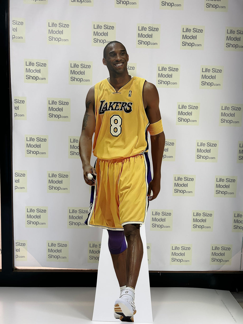 Kobe Bryant Cardboard Cutouts Model Kobe Bean Bryant 75 inc Figure Standee Mockup Black Mamba