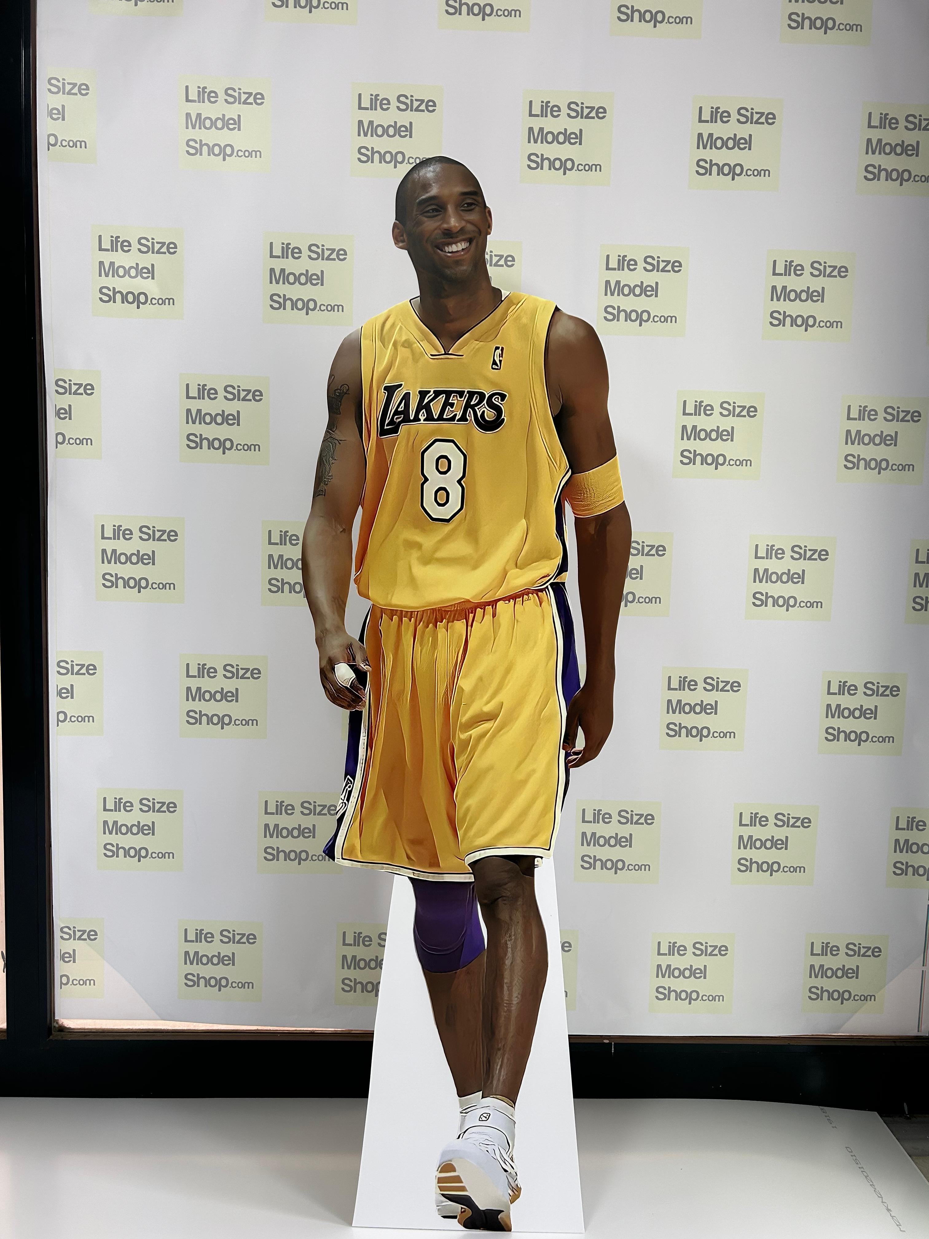 Kobe Bryant Cardboard Cutouts Model Kobe Bean Bryant 75 inc Figure Standee Mockup Black Mamba