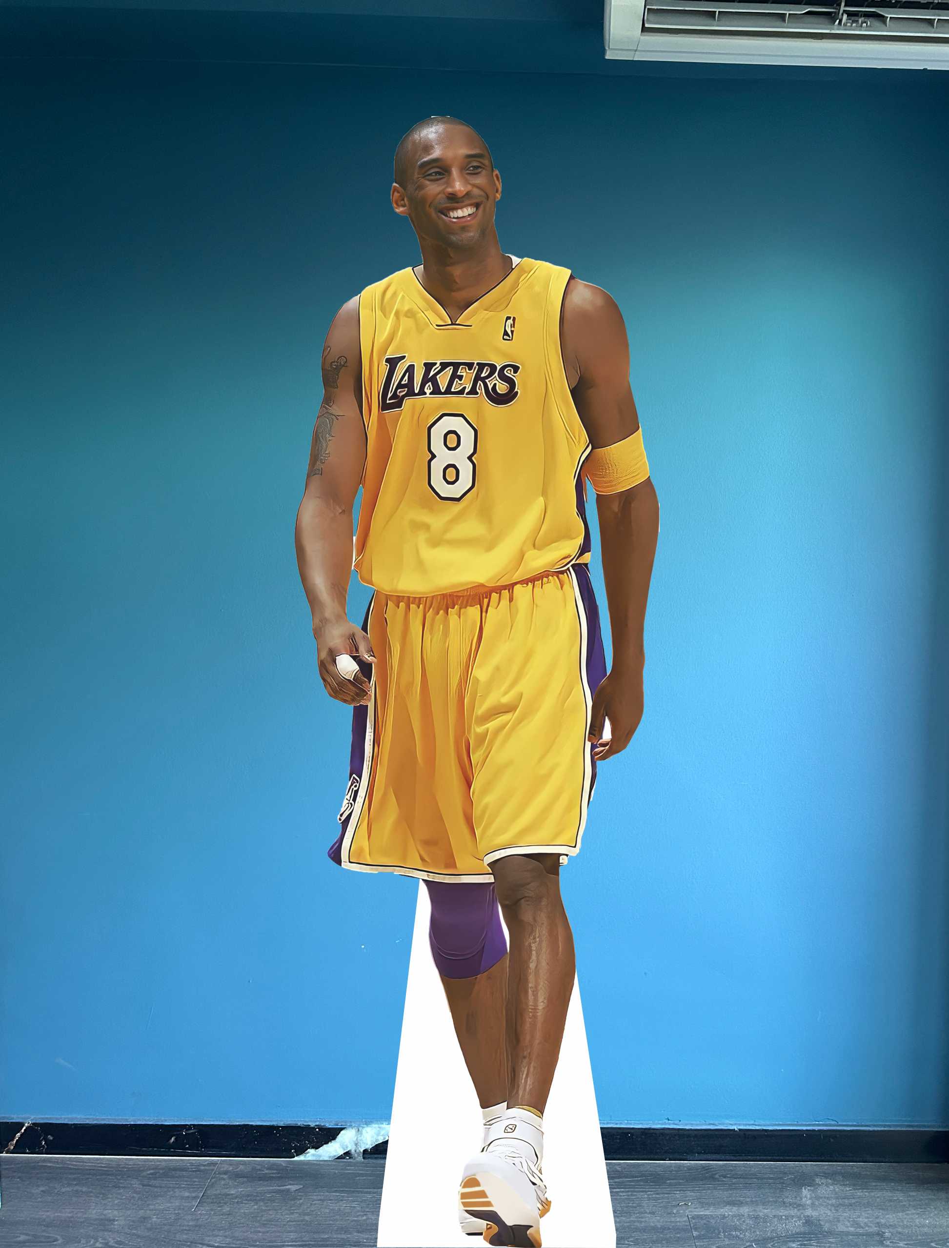 Kobe Bryant Cardboard Cutouts Model Kobe Bean Bryant 75 inc Figure Standee Mockup Black Mamba