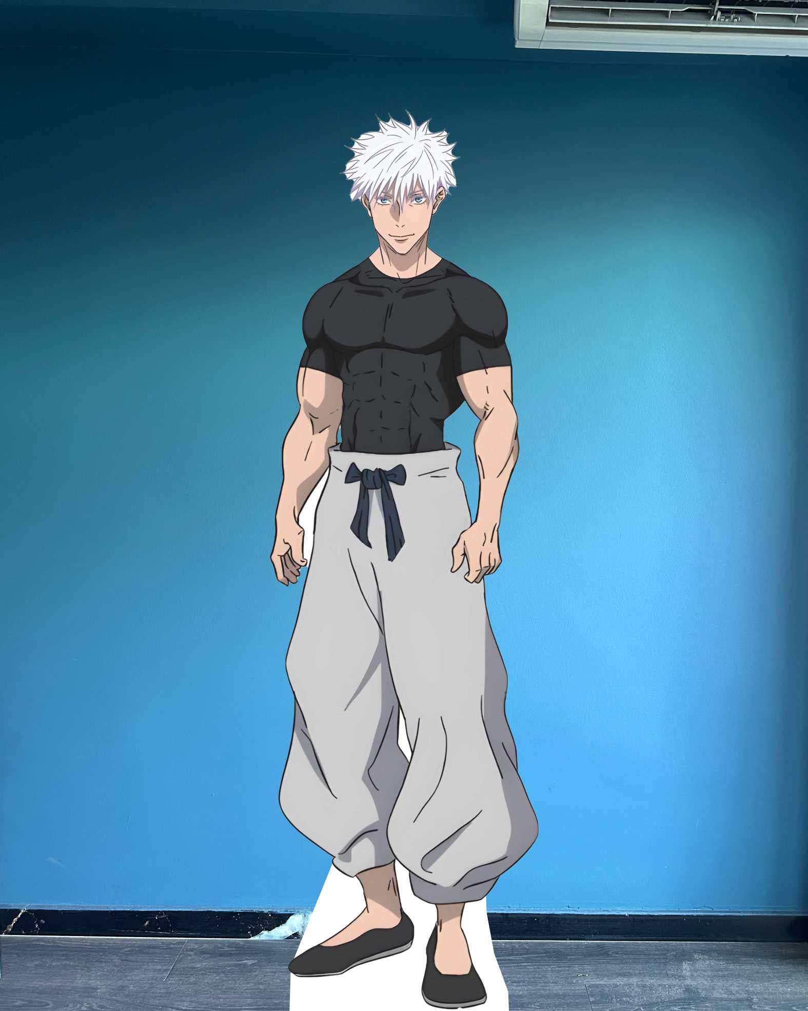 Satoru Gojo Cardboard Cutout Model Anime Character Gojo 71 inc Figure Standee Mockup