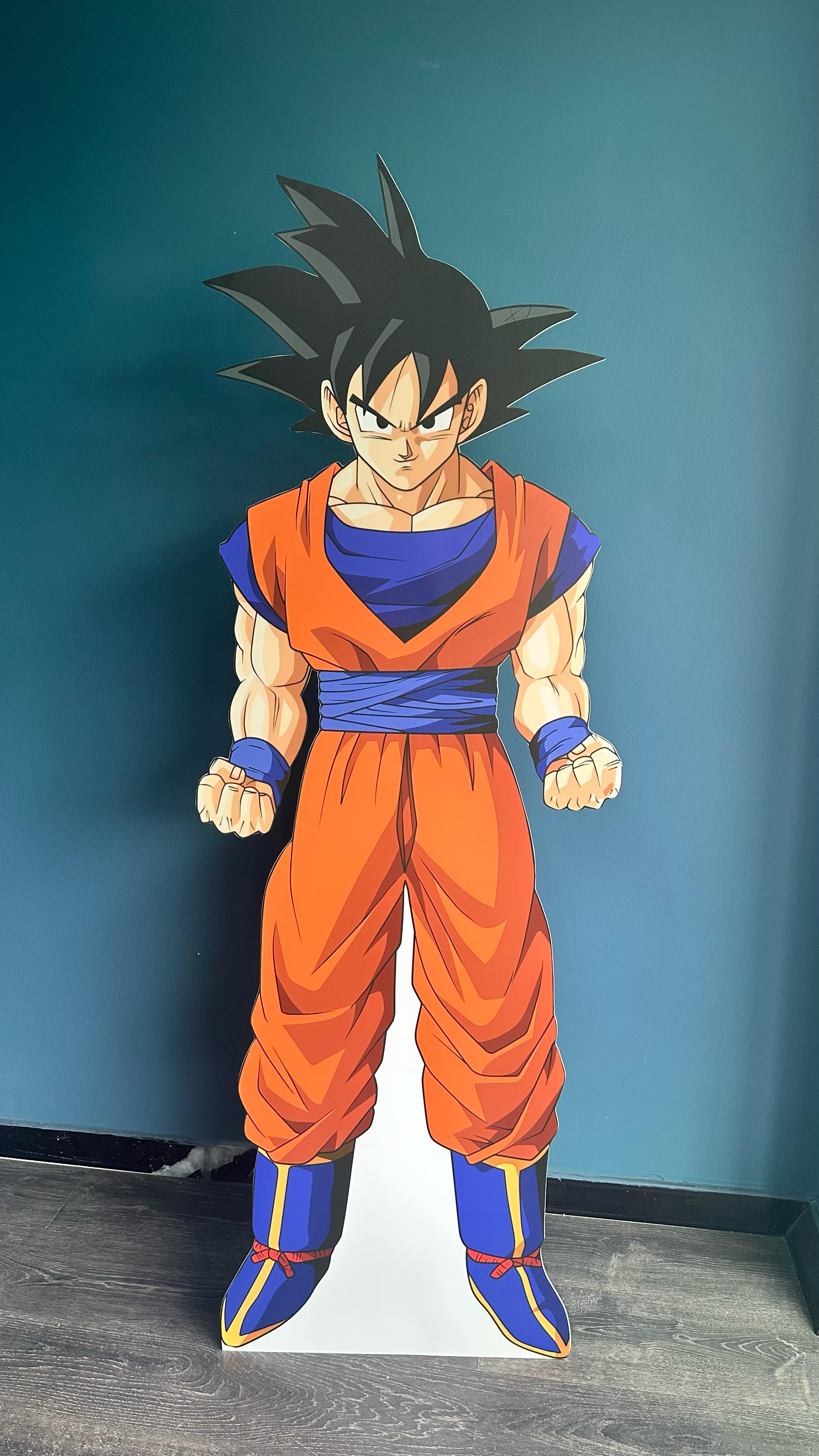 Son Goku, Dragon Cardboard Cutout Model Character Anime 67 inc Figure Standee Mockup