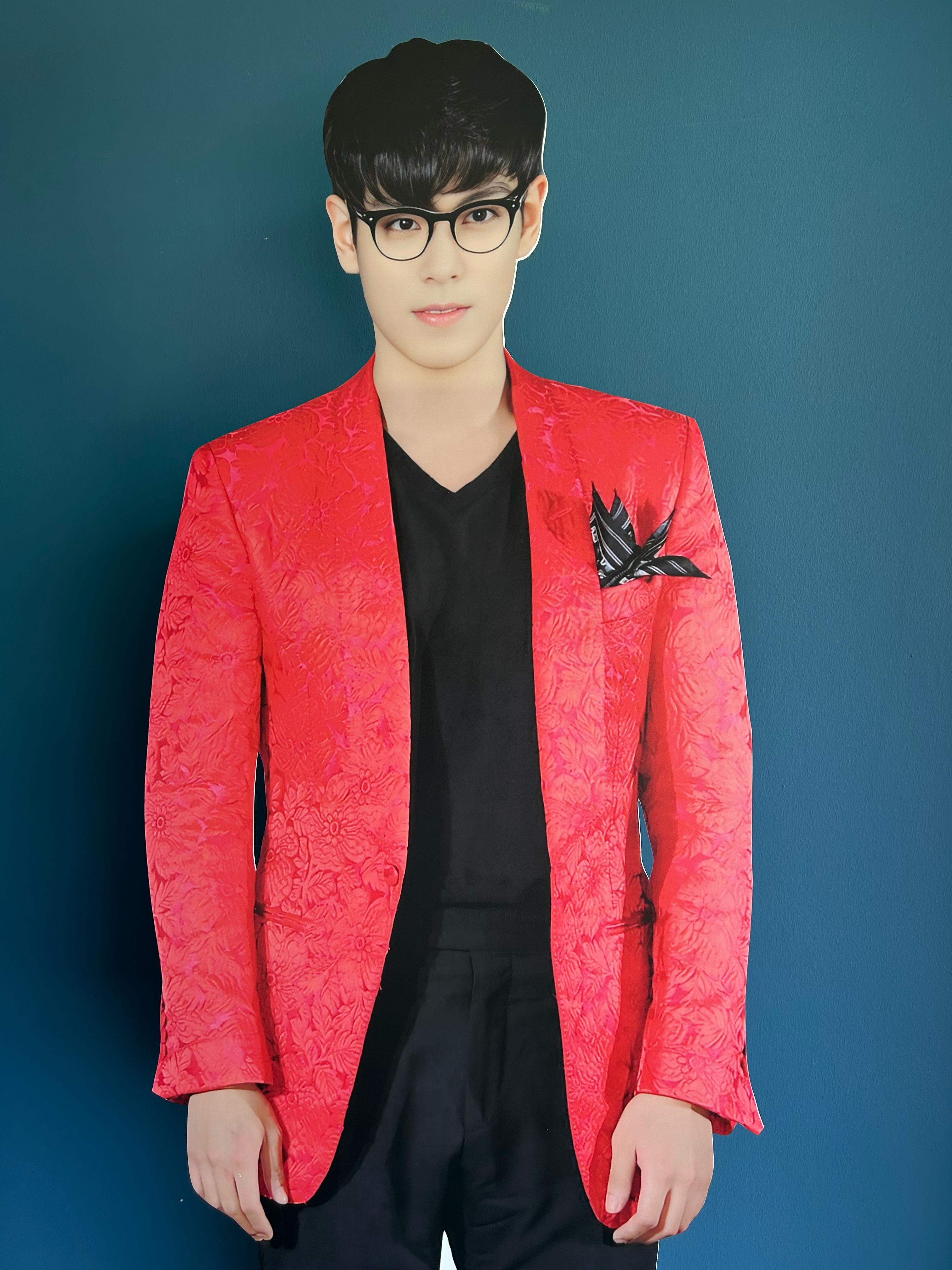 Choi Seung hyun Cardboard Cutout Model South Korean Rapper TOP Singer 70 inc Figure Standee Mockup