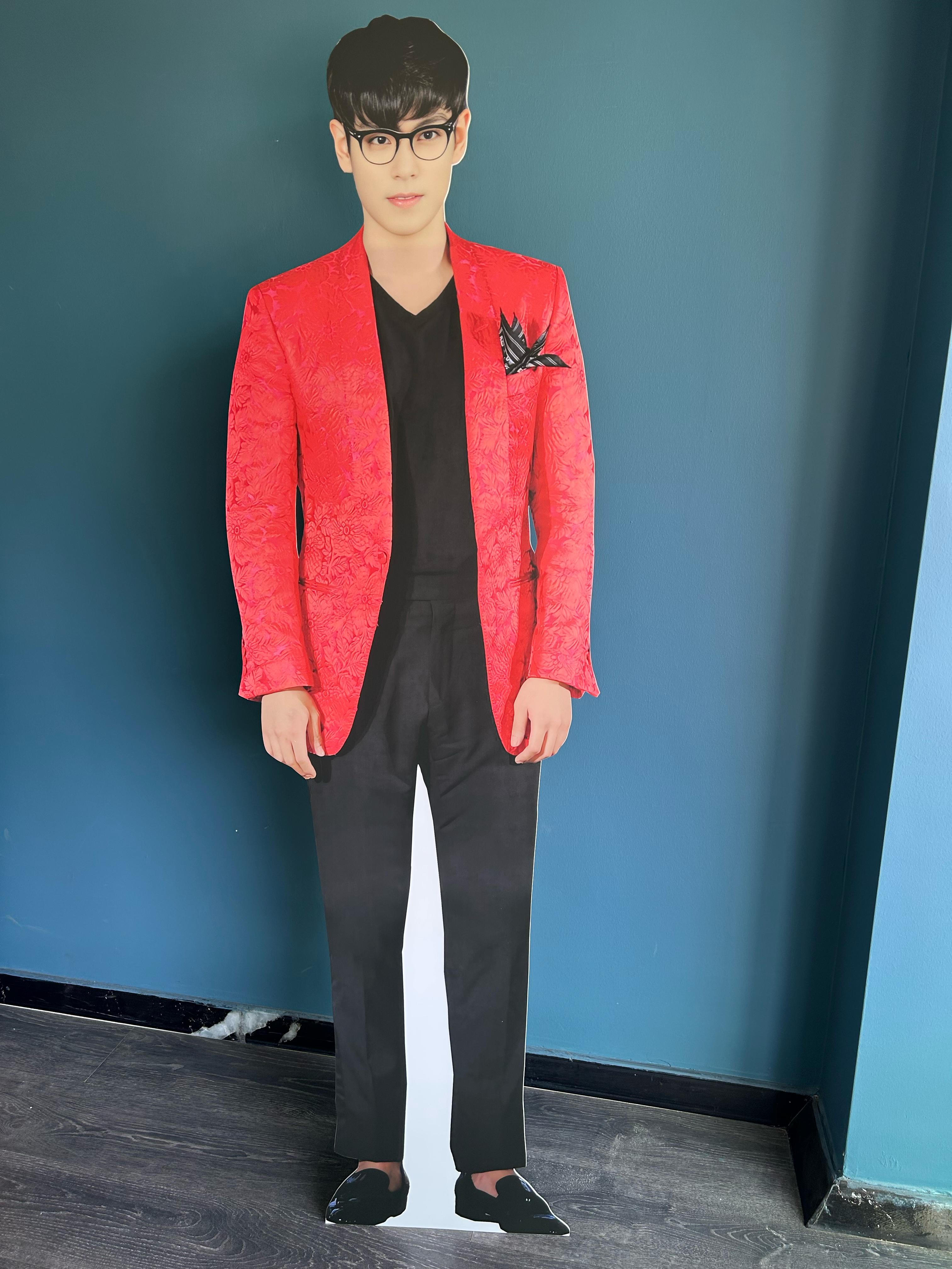 Choi Seung hyun Cardboard Cutout Model South Korean Rapper TOP Singer 70 inc Figure Standee Mockup