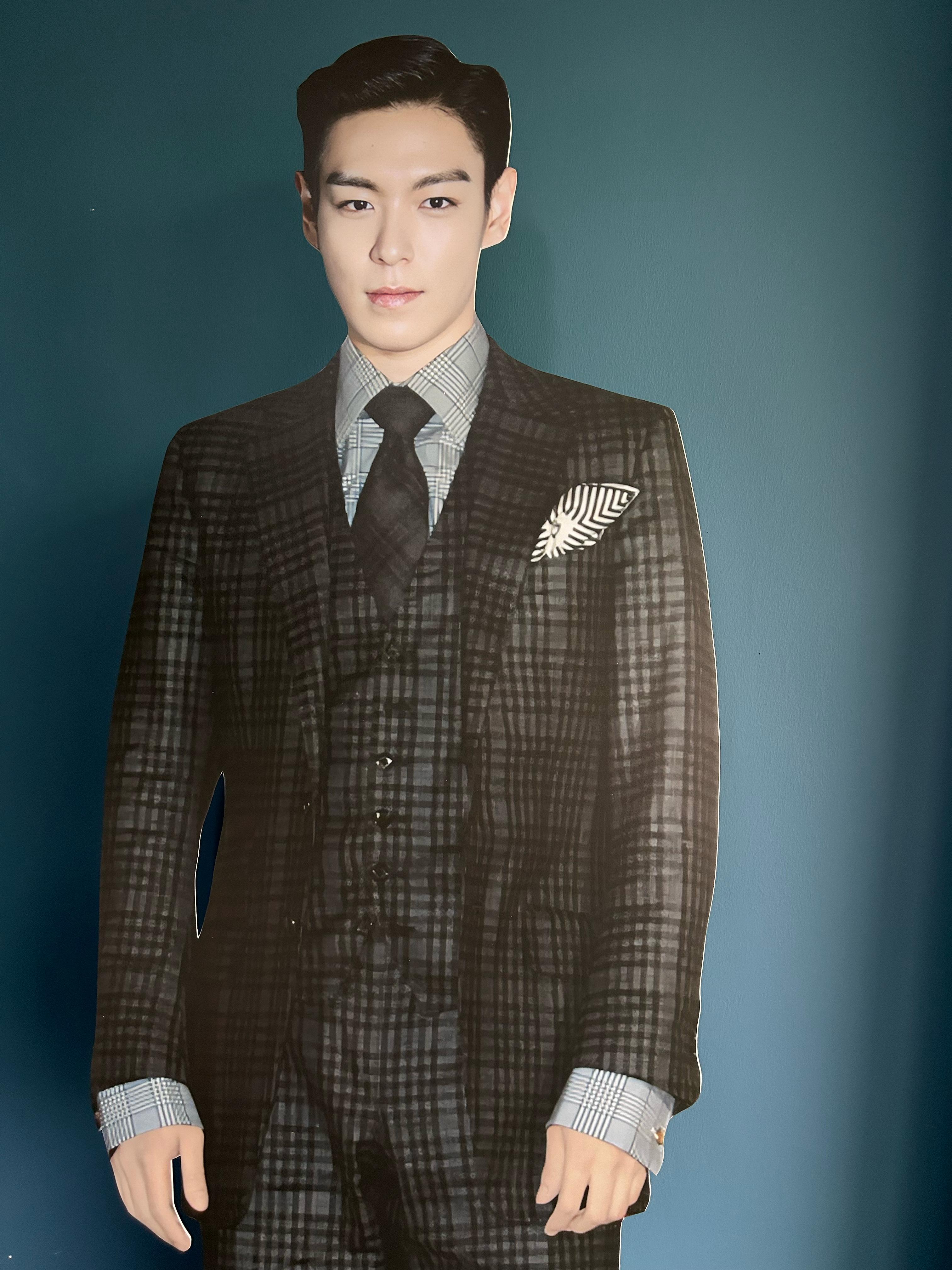Choi Seung hyun Cardboard Cutout Model South Korean Rapper TOP Singer 70 inc Figure Standee Mockup