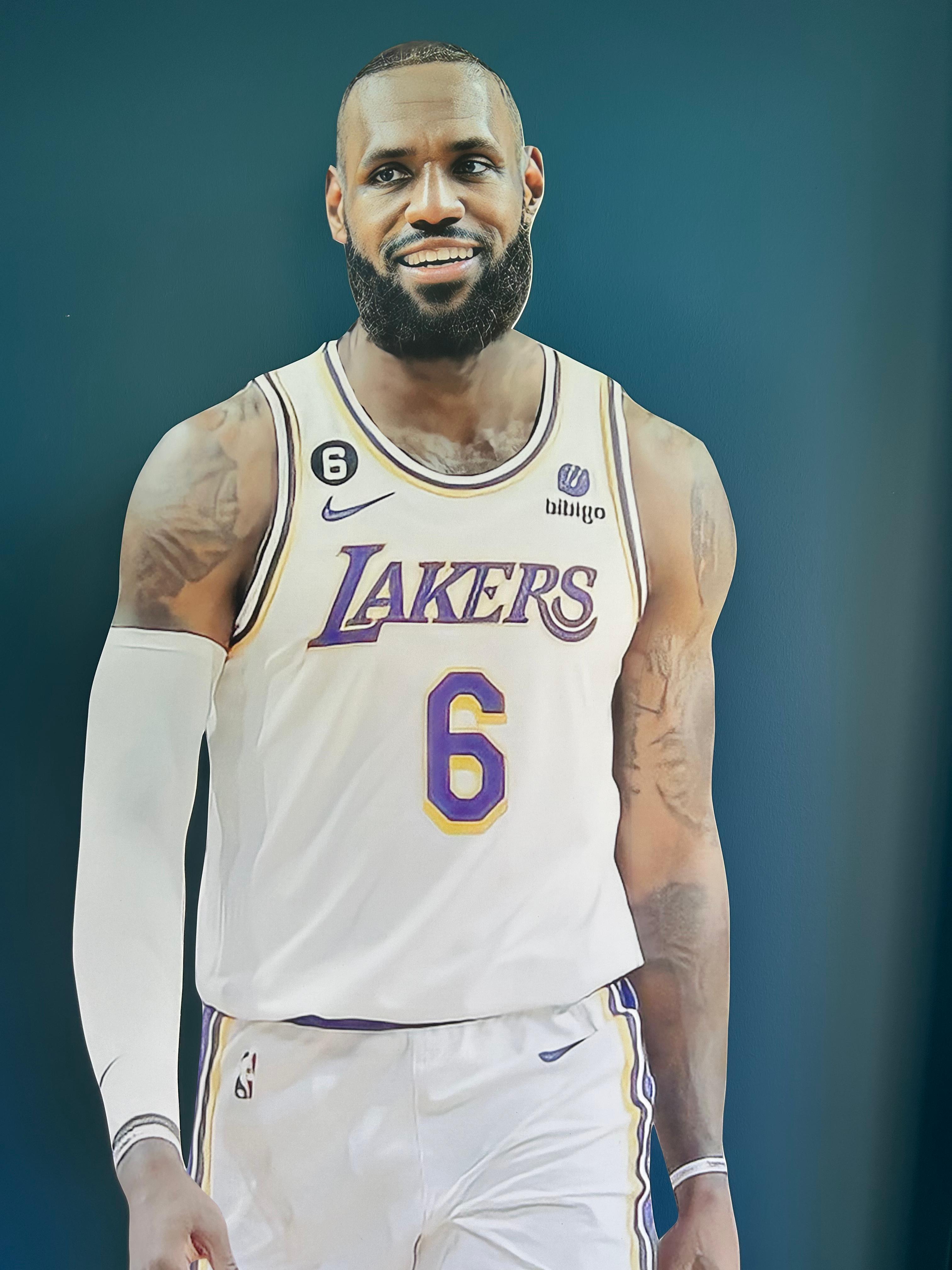 LeBron James Cardboard Cutouts Model 72 inc Figure Basketball Player USA