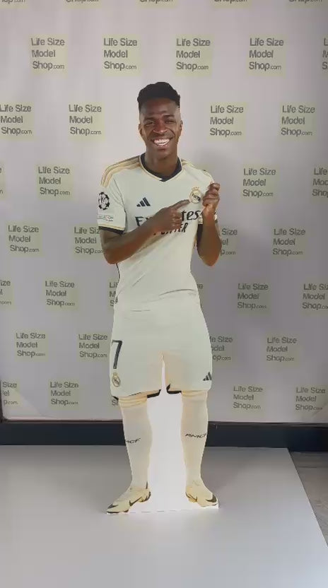 Vinicius Cardboard Cutout Model Standee Vinicius Junior 71 inc Figure Standee Mockup Footballer Model
