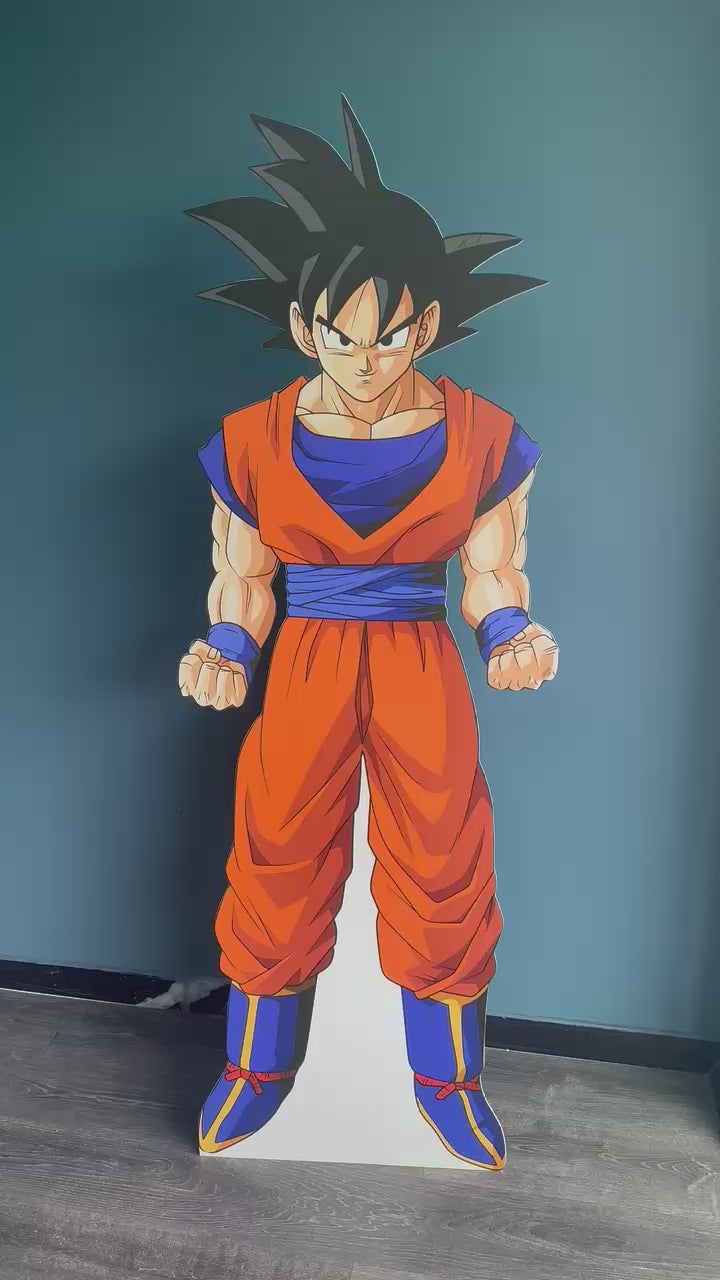Son Goku, Dragon Cardboard Cutout Model Character Anime 67 inc Figure Standee Mockup